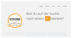 Desktop Screenshot of introdrink.ch
