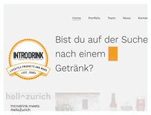 Tablet Screenshot of introdrink.ch